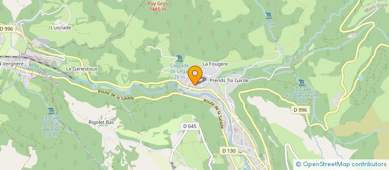 localisation de l'entreprise MADAME CLAIRE NOELLE CLAUDE POIRIER  MONT-DORE