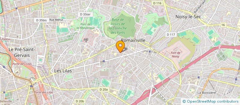 localisation de l'entreprise MADAME CLAIRE NORMAND à ROMAINVILLE