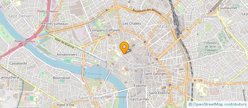 localisation de l'entreprise MADAME CLAIRE NOUILHAN  TOULOUSE