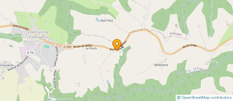 localisation de l'entreprise MADAME CLAIRE NOUVEL  VILLEFRANCHE-D'ALBIGEOIS