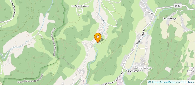 localisation de l'entreprise MADAME CLAIRE ODDOS  SAINT-AUPRE