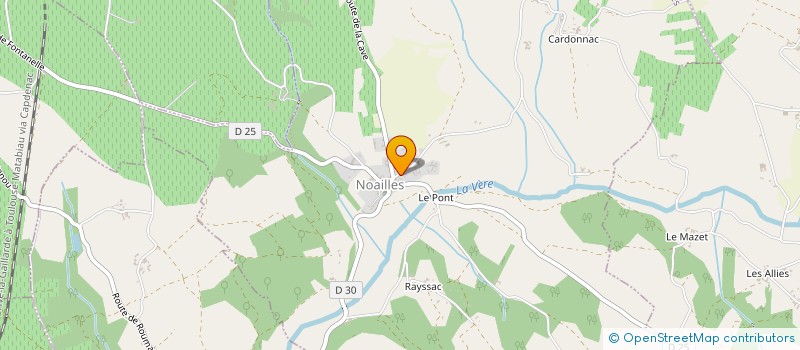 localisation de l'entreprise MADAME CLAIRE ODE  NOAILLES