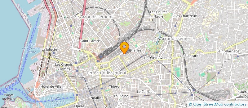 localisation de l'entreprise MADAME CLAIRE-ODILE ROCHE à MARSEILLE