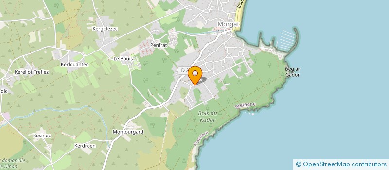 localisation de l'entreprise MADAME CLAIRE OLIVAUD à CROZON