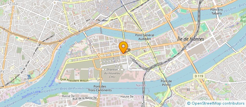 localisation de l'entreprise MADAME CLAIRE ORGET à NANTES