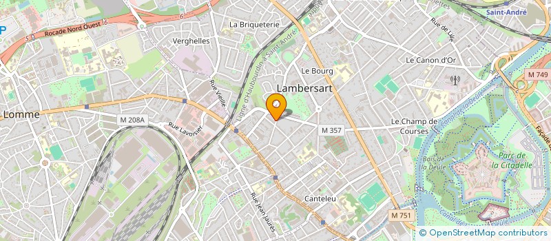 localisation de l'entreprise MADAME CLAIRE OUDIN à LAMBERSART