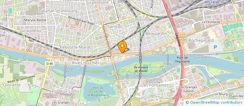 localisation de l'entreprise MADAME CLAIRE PAGEARD  DESCARTES