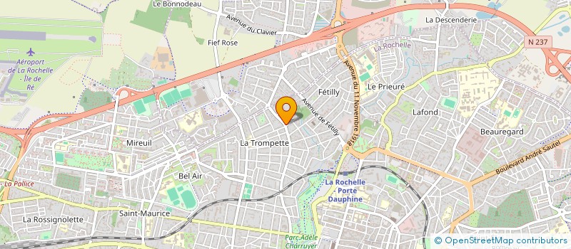 localisation de l'entreprise MADAME CLAIRE PAGER  LA ROCHELLE