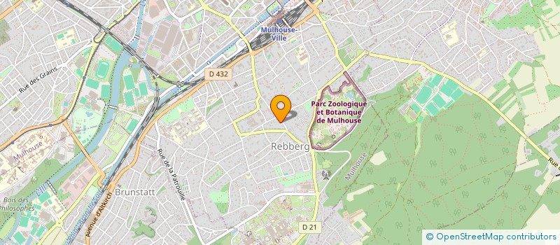 localisation de l'entreprise MADAME CLAIRE PAGES  MULHOUSE