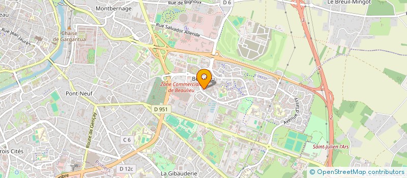 localisation de l'entreprise MADAME CLAIRE PAILLOUX  POITIERS