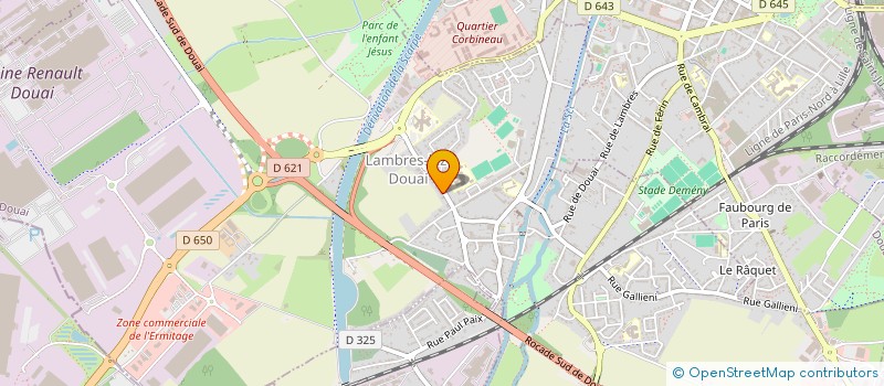 localisation de l'entreprise MADAME CLAIRE PAINCHART  LAMBRES-LEZ-DOUAI