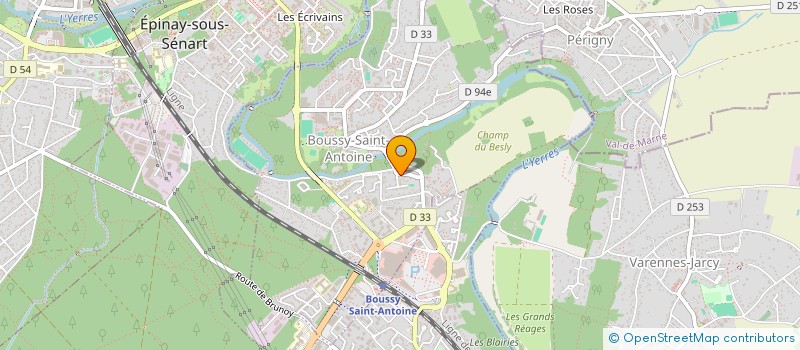 localisation de l'entreprise MADAME CLAIRE PALASSIN  BOUSSY-SAINT-ANTOINE