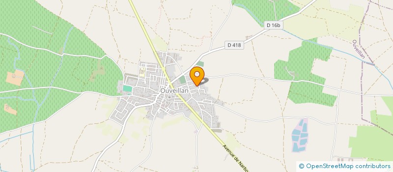 localisation de l'entreprise MADAME CLAIRE PALLARES  OUVEILLAN