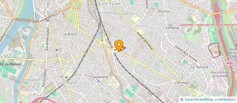 localisation de l'entreprise MADAME CLAIRE PALOUS à TOULOUSE