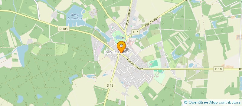 localisation de l'entreprise MADAME CLAIRE PAPIN à JOUY-LE-POTIER