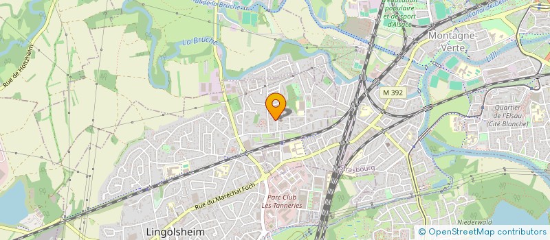 localisation de l'entreprise MADAME CLAIRE PARIZET  ECKBOLSHEIM