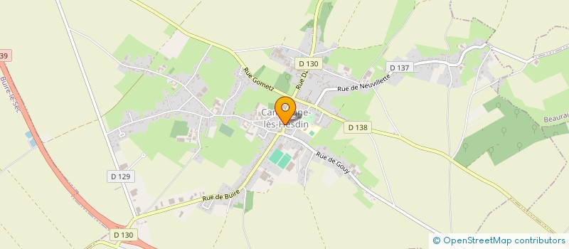 localisation de l'entreprise MADAME CLAIRE PARMENTIER à CAMPAGNE-LES-HESDIN