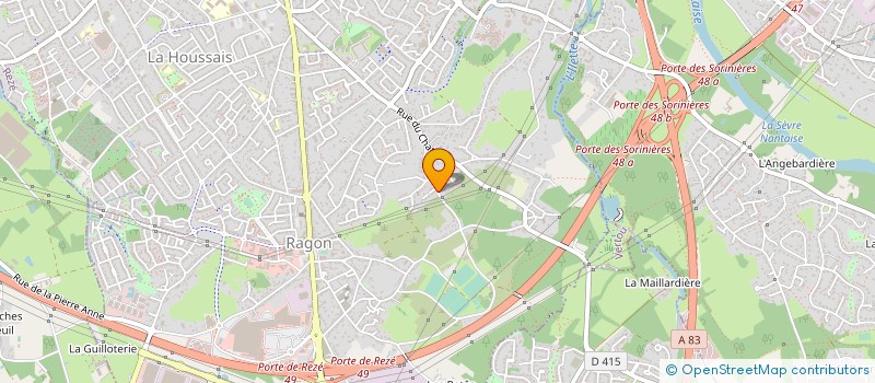 localisation de l'entreprise MADAME CLAIRE PAROISSIEN  REZE