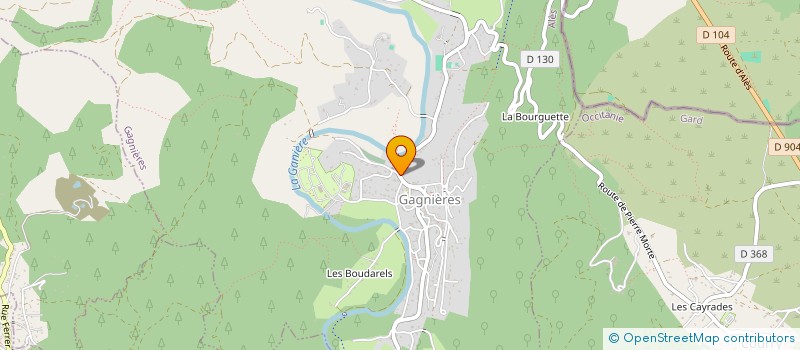 localisation de l'entreprise MADAME CLAIRE PATOUILLARD  GAGNIERES