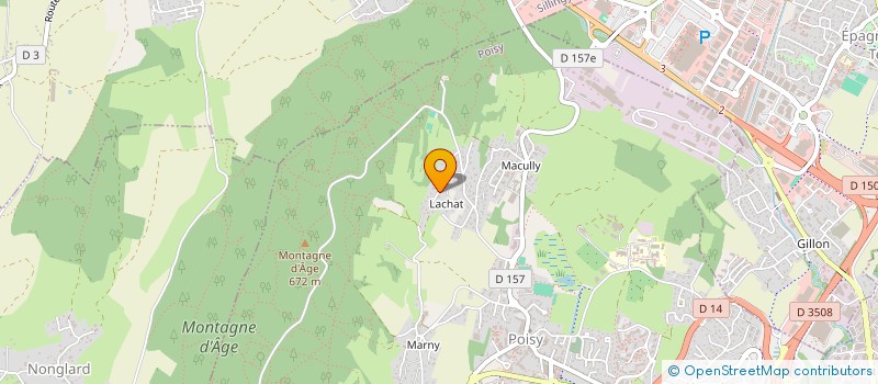 localisation de l'entreprise MADAME CLAIRE PATRAS  POISY