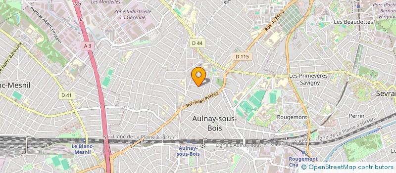 localisation de l'entreprise MADAME CLAIRE PAULETTE DAVIGNON à AULNAY-SOUS-BOIS