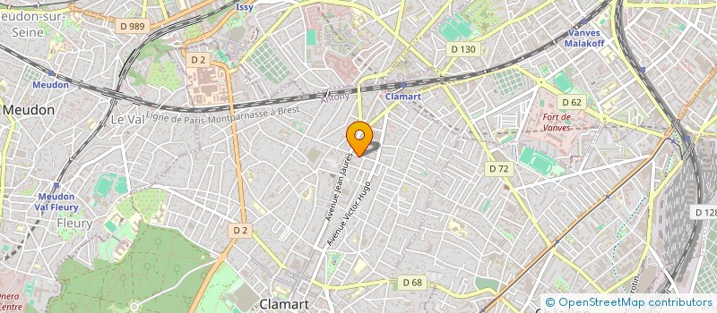 localisation de l'entreprise MADAME CLAIRE PAVARD à CLAMART