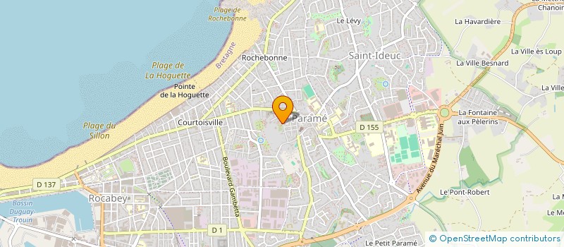 localisation de l'entreprise MADAME CLAIRE PEAN DE PONFILLY  SAINT-MALO