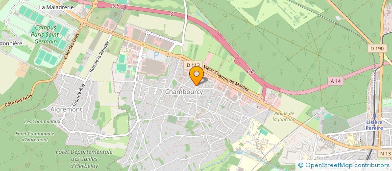 localisation de l'entreprise MADAME CLAIRE PECQUET  CHAMBOURCY