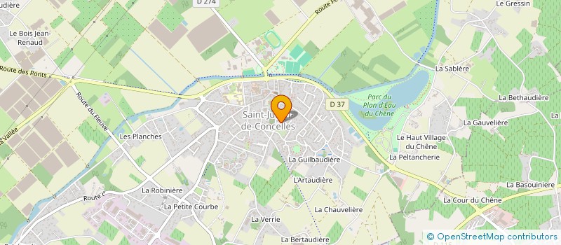 localisation de l'entreprise MADAME CLAIRE PEIGNE  SAINT-JULIEN-DE-CONCELLES