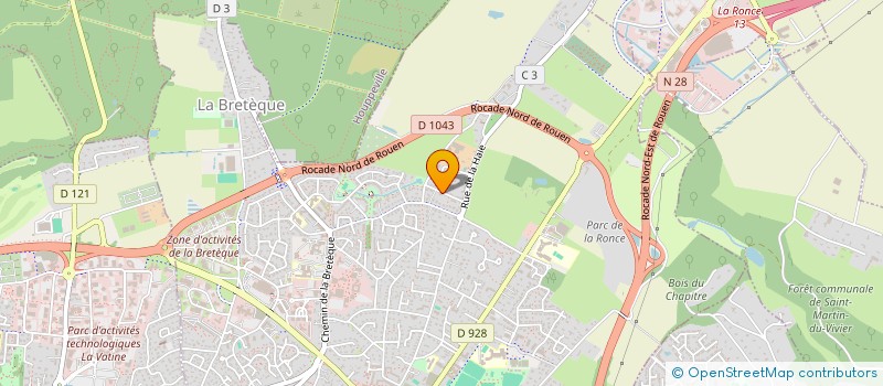 localisation de l'entreprise MADAME CLAIRE PEREZ  BOIS GUILLAUME