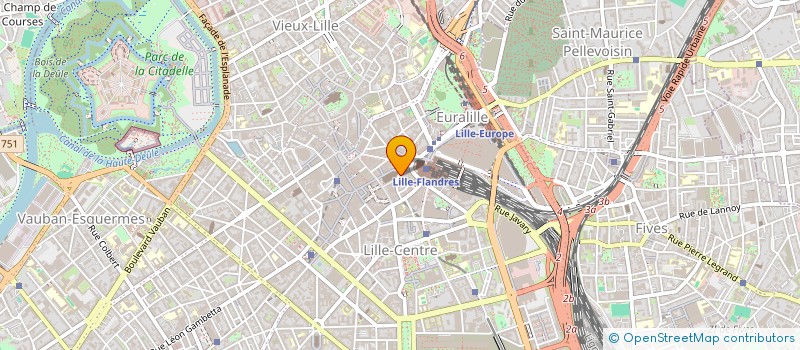 localisation de l'entreprise MADAME CLAIRE PERINAUD à LILLE