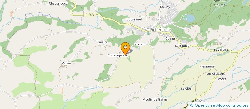 localisation de l'entreprise MADAME CLAIRE PERNOLLET à PICHERANDE