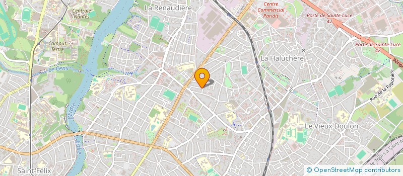 localisation de l'entreprise MADAME CLAIRE PERON à NANTES