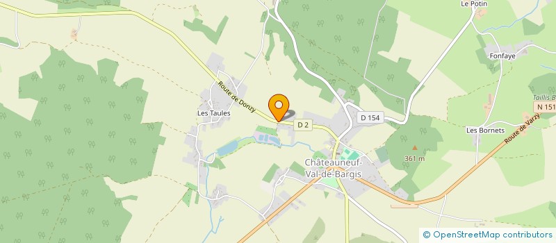 localisation de l'entreprise MADAME CLAIRE PERREL  COLMERY
