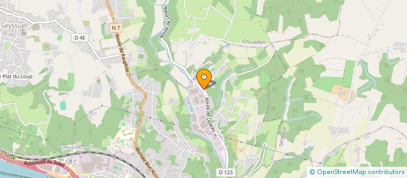 localisation de l'entreprise MADAME CLAIRE PERRET à VIENNE