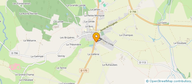 localisation de l'entreprise MADAME CLAIRE PERRIN  VAL-COUESNON