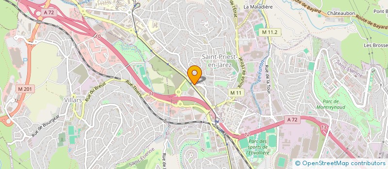 localisation de l'entreprise MADAME CLAIRE PERROT  SAINT-PRIEST-EN-JAREZ