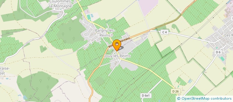 localisation de l'entreprise MADAME CLAIRE PERSEVAL  JOUY-LES-REIMS