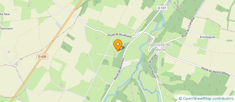 localisation de l'entreprise MADAME CLAIRE PETIT  LA TRINITE-DE-REVILLE