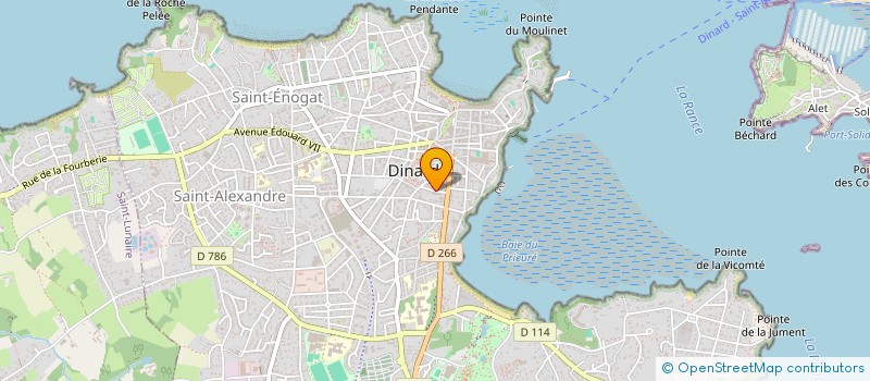 localisation de l'entreprise MADAME CLAIRE PETIT  DINARD