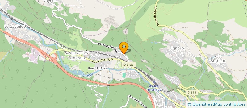 localisation de l'entreprise MADAME CLAIRE PEYRONNE à SAVIGNAC-LES-ORMEAUX