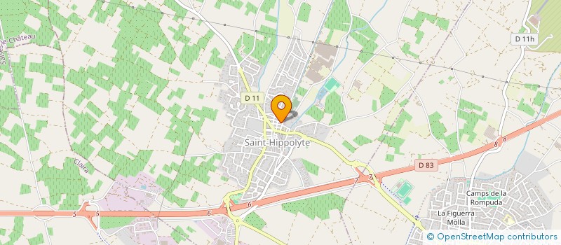 localisation de l'entreprise MADAME CLAIRE PIBO  ST HIPPOLYTE