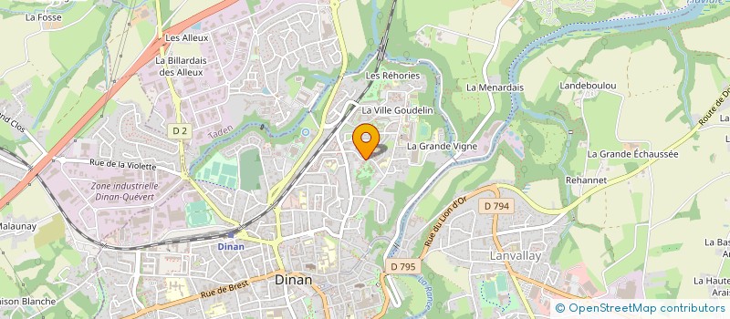 localisation de l'entreprise MADAME CLAIRE PICARD à DINAN