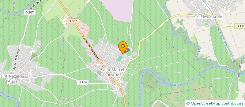 localisation de l'entreprise MADAME CLAIRE PIELET  SAINT-MARCEL-SUR-AUDE