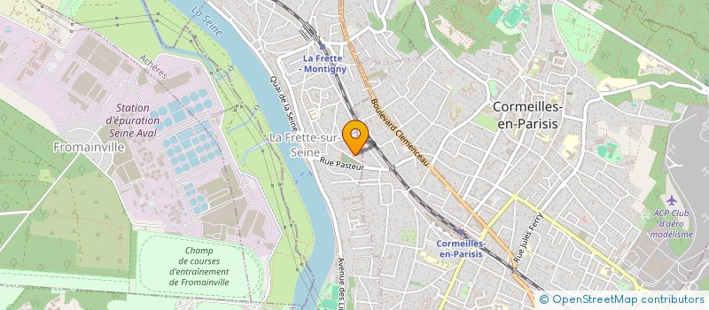 localisation de l'entreprise MADAME CLAIRE PIERRAT à LA FRETTE-SUR-SEINE