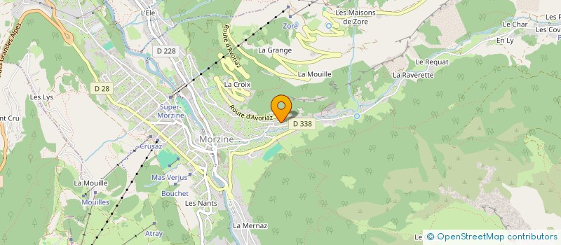 localisation de l'entreprise MADAME CLAIRE PINQUIER à MORZINE