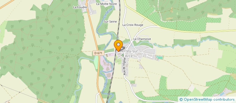 localisation de l'entreprise MADAME CLAIRE PIOT  MERREY-SUR-ARCE