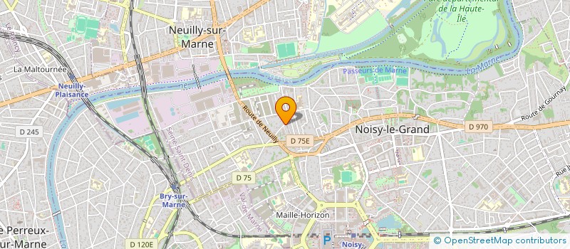 localisation de l'entreprise MADAME CLAIRE PITTELIOEN  NOISY-LE-GRAND