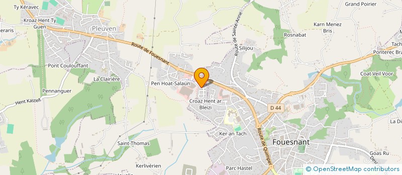 localisation de l'entreprise MADAME CLAIRE PITUSSI  PLEUVEN