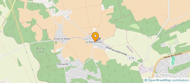 localisation de l'entreprise MADAME CLAIRE PLANCHENAULT  GLISOLLES